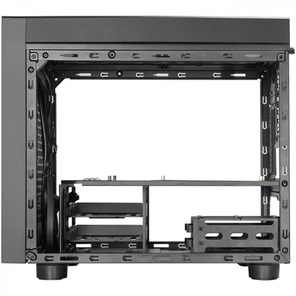 Корпус Chieftec THE CUBE CI-03B-OP, без БЖ, fan 20cm, mATX, Black