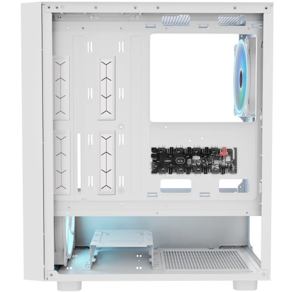 Корпус Modecom BREEZE WHITE USB 3.0x2 USB-Cx1 ARGB 4x140mm fans без БЖ ATX