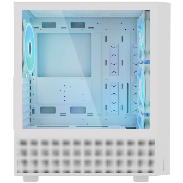 Корпус Modecom BREEZE WHITE USB 3.0x2 USB-Cx1 ARGB 4x140mm fans без БЖ ATX