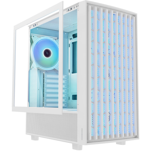 Корпус Modecom BREEZE WHITE USB 3.0x2 USB-Cx1 ARGB 4x140mm fans без БЖ ATX