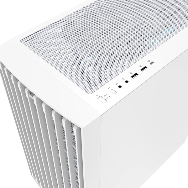 Корпус Modecom BREEZE WHITE USB 3.0x2 USB-Cx1 ARGB 4x140mm fans без БЖ ATX