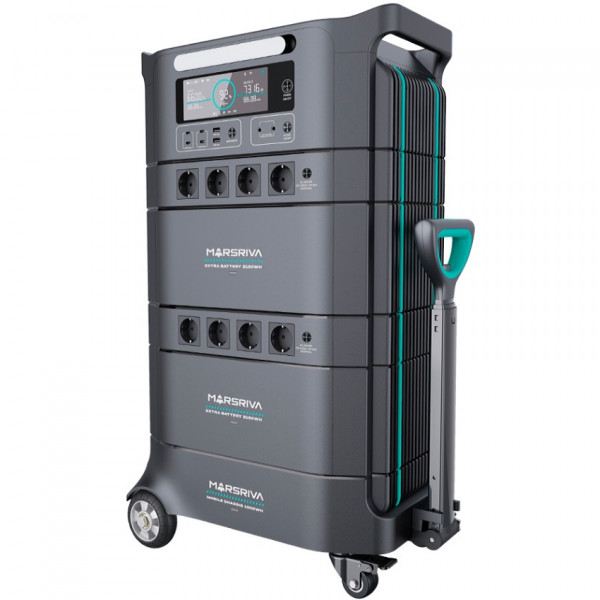 Marsriva HES модуль мобільної бази з акумулятором 1037 Вт/г LiFePO4