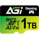 Memory card microSDXC 1Tb AGI Supreme Pro TF138 (C10 UHS I U3 V30 A2) Retail + adapter