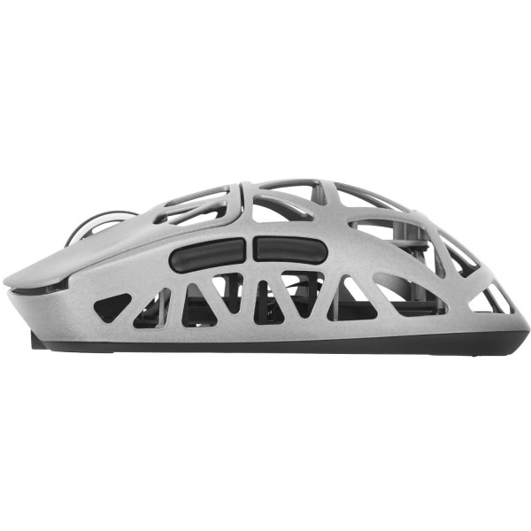 Мишка Attack Shark R2, Wireless/Bluetooth, 42000dpi. (PAW3950), 6кн., Silver gray