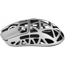 Мишка Attack Shark R2, Wireless/Bluetooth, 42000dpi. (PAW3950), 6кн., Silver gray