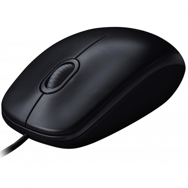 Мишка Logitech B100, 3кн., 800 dpi, чорна