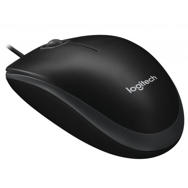 Мишка Logitech B100, 3кн., 800 dpi, чорна