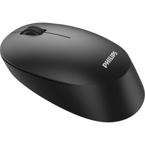 Мишка Philips 3000 series бездротова, Bluetooth+2.4G, 3кн.1600dpi, Silent, чорна