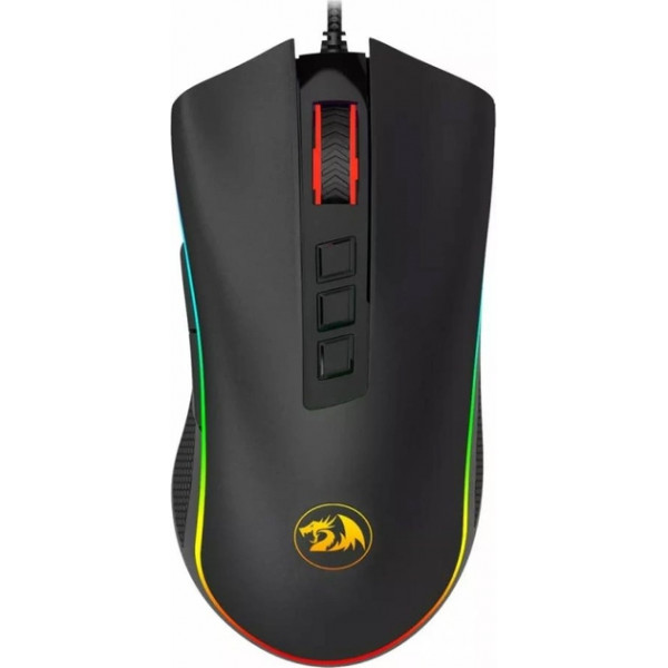 Мишка Redragon Cobra FPS, M711-2, ігрова, 12400dpi., 8кн., RGB, чорна