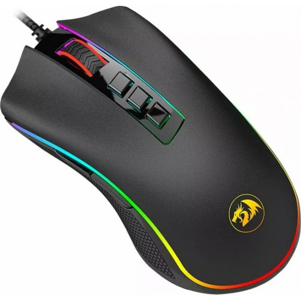 Мишка Redragon Cobra FPS, M711-2, ігрова, 12400dpi., 8кн., RGB, чорна