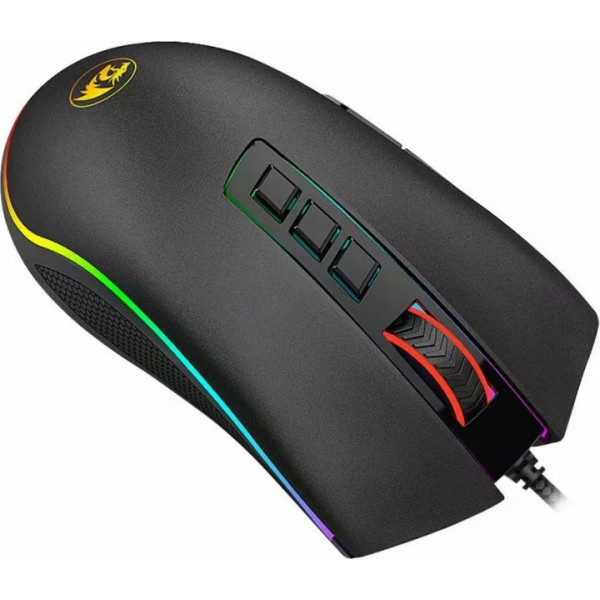 Мишка Redragon Cobra FPS, M711-2, ігрова, 12400dpi., 8кн., RGB, чорна