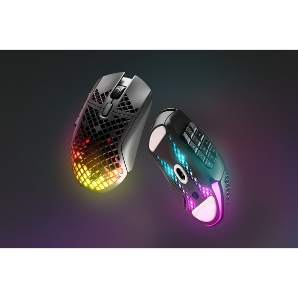 Мишка SteelSeries Aerox 9 Wireless RGB, 18000dpi., 18кн. Black