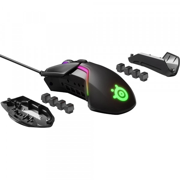 Мишка SteelSeries Rival 600, RGB, 12000dpi., 7кн., Dual Sensor, чорна