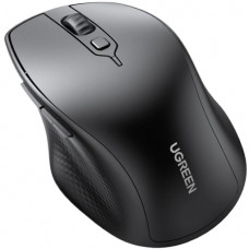 Мишка UGREEN 2.4GHz+Bluetooth MU101, бездротова, 4000dpi., 5кн., чорна