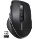 Мишка UGREEN 2.4GHz&BT M751 Ergonomic Contoured-Shape, бездротова, 5000dpi., 5кн., Чорна