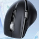 Мишка UGREEN 2.4GHz&BT M751 Ergonomic Contoured-Shape, бездротова, 5000dpi., 5кн., Чорна