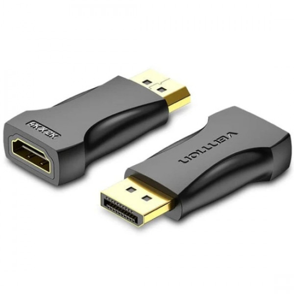 Перехідник DisplayPort M -> HDMI F, v.2.0 4K 60Hz PVC Vention