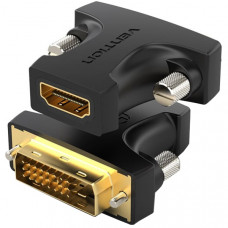 Перехідник HDMI M - DVI (24+1),1080P 60Гц, двосторонній, Vention