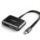 Перехідник USB 2.0 Type-C -> HDMI+VGA (HDMI 1.4b) CM303 Ugreen чорний