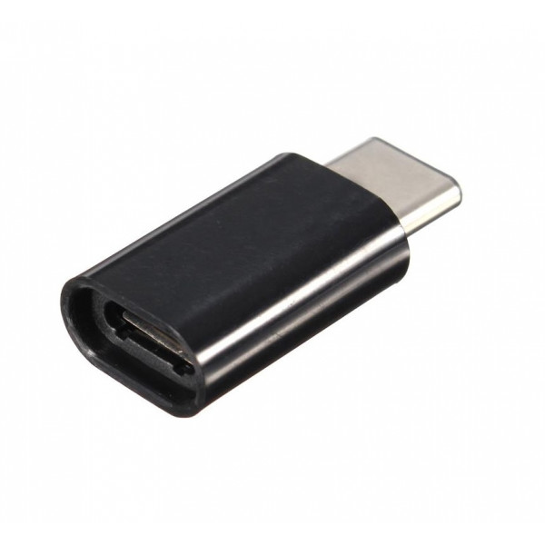 Перехідник USB 3.1 Type-C -> Micro USB (OTG) чорний
