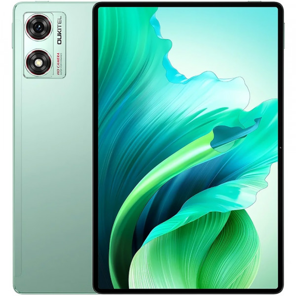 Планшет Oukitel OT8 11" HD+ /6GB/256GB/ T606 /8800mAh/ 13+8Мп /Dual SIM/ LTE /Чохол+Стилус/ Green