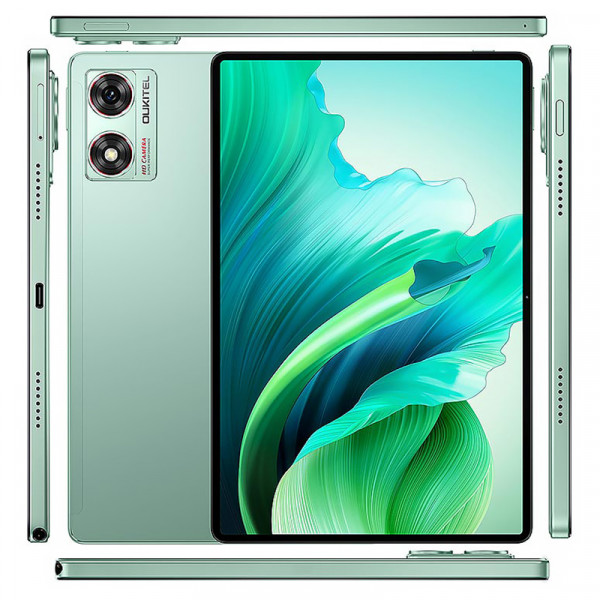 Планшет Oukitel OT8 11" HD+ /6GB/256GB/ T606 /8800mAh/ 13+8Мп /Dual SIM/ LTE /Чохол+Стилус/ Green