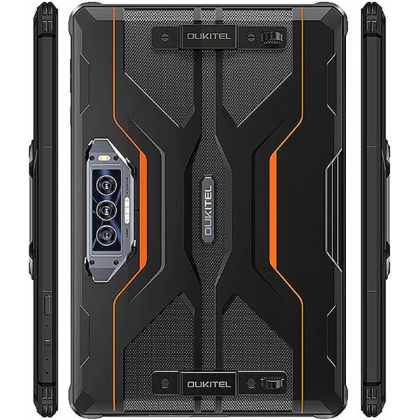 Планшет Oukitel RT8 11" FHD+ /6GB/256GB/ G99 /20000mAh/48+32Мп Night/IP69K/NFC/LTE Orange з тримачем