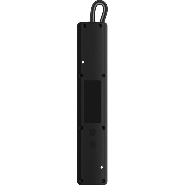 Power filtr 3,0м Defender ES largo, 5 розеток, чорний