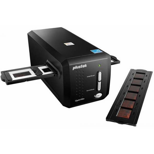 Сканер Plustek OpticFilm 8200i SE (7200dpi 48bit LED швидк. 36 сек. плівк.слайд-сканер чорний)