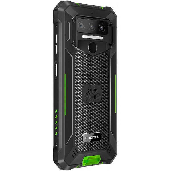 Смартфон Oukitel WP23 pro 6.52"HD+ /8GB/128GB / T606 /10600mAh /13+5Мп/ IP69K /NFC Black-Green