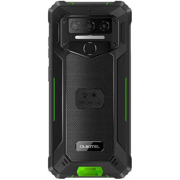 Смартфон Oukitel WP23 pro 6.52"HD+ /8GB/128GB / T606 /10600mAh /13+5Мп/ IP69K /NFC Black-Green