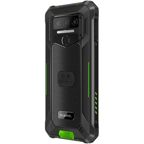 Смартфон Oukitel WP23 pro 6.52"HD+ /8GB/128GB / T606 /10600mAh /13+5Мп/ IP69K /NFC Black-Green