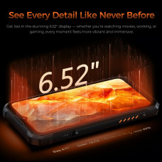 Смартфон Oukitel wp53 6.52"HD /8GB/128GB/ T615 /11000mAh /13+5Мп/ IP69K /NFC/Ліхтарик Black