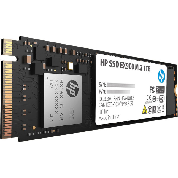 SSD 1Tb HP EX900 M.2 2280 PCIe Gen3 x4 3D NAND, Retail