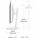 TFT 23.8" BenQ GW2490TC, IPS, 144hz, HDMI, DP, USB-C, HAS, колонки, білий
