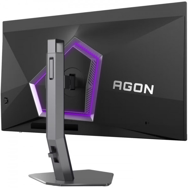 TFT 27" AOC AGON PRO AG276QKD2, QD-OLED, 500Hz, 0,03ms, 2xHDMI, DP, USB-hub, HAS, Pivot, чоро-сірий