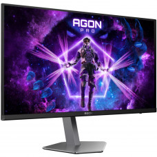 TFT 27" AOC AGON PRO AG276QKD2, QD-OLED, 500Hz, 0,03ms, 2xHDMI, DP, USB-hub, HAS, Pivot, чоро-сірий