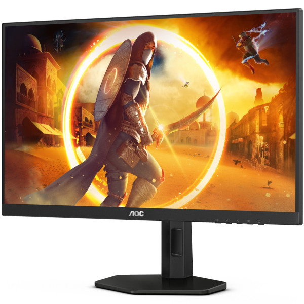 TFT 27" AOC 27G4X, IPS, 180Гц, 1мс, 2xHDMI, DP, HAS, Pivot, колонки, чорний