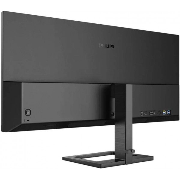 TFT 34" Philips 346E2LAE, WQHD, VA, 100Hz, 1,0ms, HDMI, DP, USB-C, USB-hub, HAS, колонки, чорний