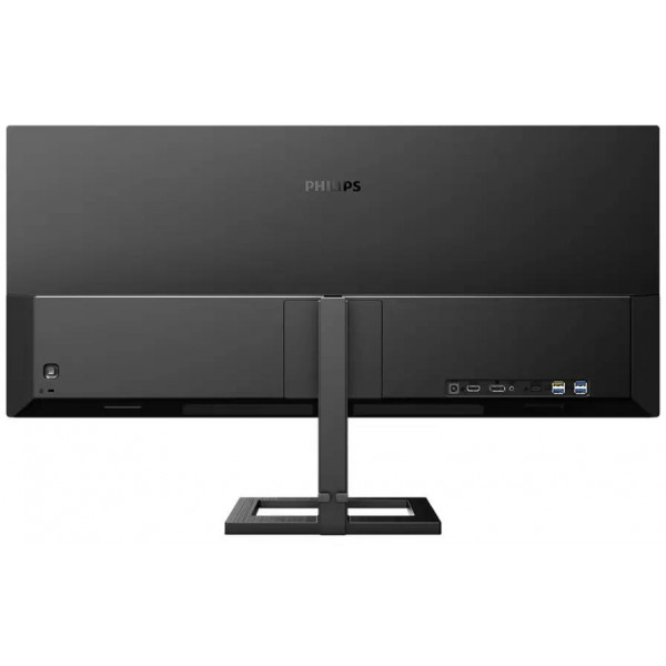 TFT 34" Philips 346E2LAE, WQHD, VA, 100Hz, 1,0ms, HDMI, DP, USB-C, USB-hub, HAS, колонки, чорний