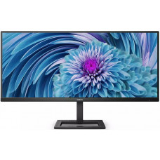 TFT 34" Philips 346E2LAE, WQHD, VA, 100Hz, 1,0ms, HDMI, DP, USB-C, USB-hub, HAS, колонки, чорний