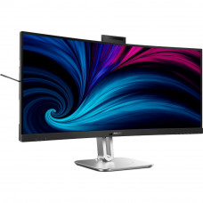 TFT 34" Philips 34B2U6603CH, WQHD, VA, 120Гц, вигн., 2xHDMI, DP, USB-C,RJ-45,USB-hub,HAS,сіро-ср.