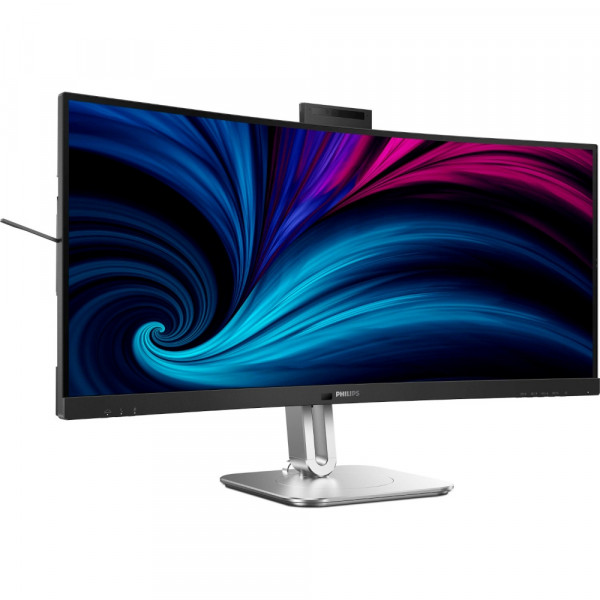 TFT 34" Philips 34B2U6603CH, WQHD, VA, 120Гц, вигн., 2xHDMI, DP, USB-C,RJ-45,USB-hub,HAS,сіро-ср.