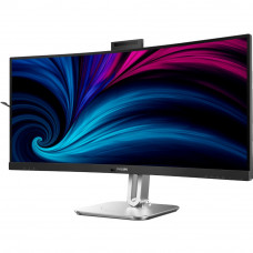 TFT 34" Philips 34B2U6603CH, WQHD, VA, 120Гц, вигн., 2xHDMI, DP, USB-C,RJ-45,USB-hub,HAS,сіро-ср.
