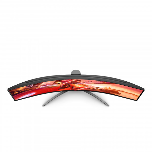 TFT 48.8" AOC AGON AG493QCX, D-FHD, VA, 144Гц, вигнутий, HDMIx2, DP, USB-hub, HAS, колонки, чорн.