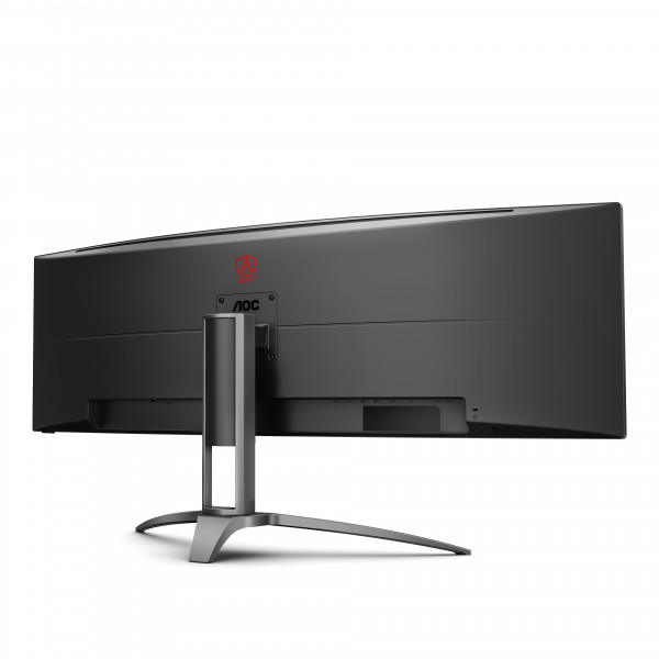 TFT 48.8" AOC AGON AG493QCX, D-FHD, VA, 144Гц, вигнутий, HDMIx2, DP, USB-hub, HAS, колонки, чорн.