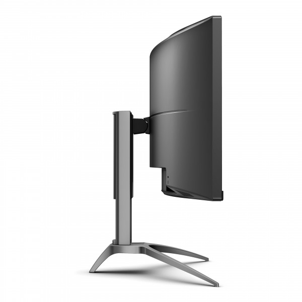 TFT 48.8" AOC AGON AG493QCX, D-FHD, VA, 144Гц, вигнутий, HDMIx2, DP, USB-hub, HAS, колонки, чорн.