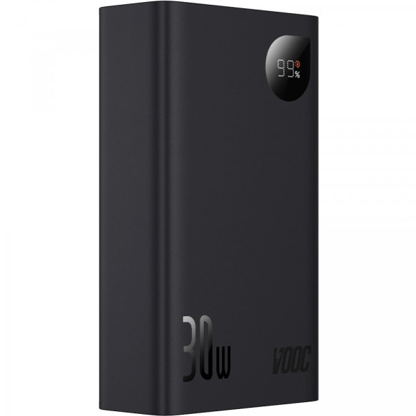 УМБ Baseus Adaman 2 20000mAh 30W PD,QC3.0, 2xUSB,1xType-C,SCP,Oppo Super VOOC black