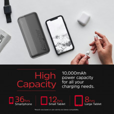 УМБ Energizer 10000mAh 15W, USB-А, 2хUSB-C Black