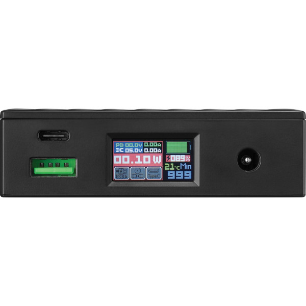 УМБ Sandberg 30000mAh 200W PD+Laptop DC, UPS mode, DC 3V-25V/4.8A USB QC3.0,Type-C in/out, диспле